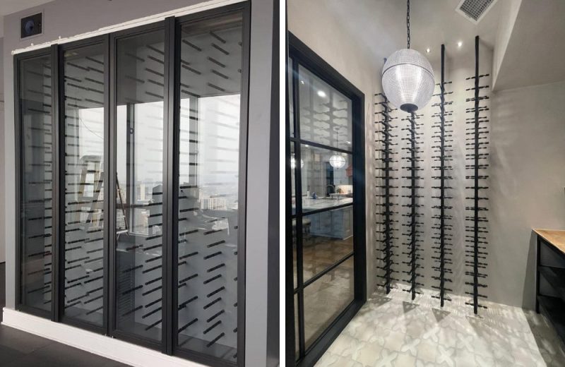 trendy wine rack design